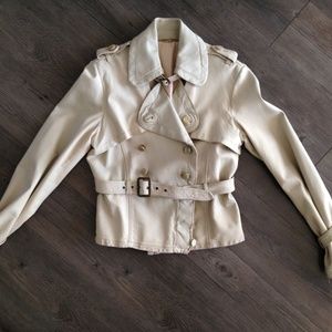 GIORGIO BRATO leather jacket Italian size 44, NEW